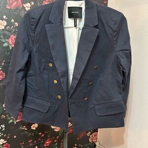 Isabel Marant Midnight Blue Blazer with Gold Buttons